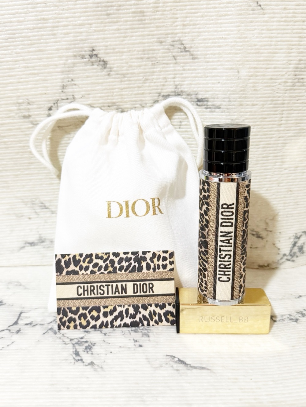 Dior Beauty Mitzah Limited Edition Leopard Print Travel Spray Case ONLY